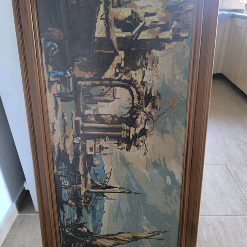 Embroidered painting new 1.12x0.64 meters