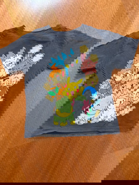 Pokémon 8 ετών Zara μαύρο κοντομάνικο πουκάμισο