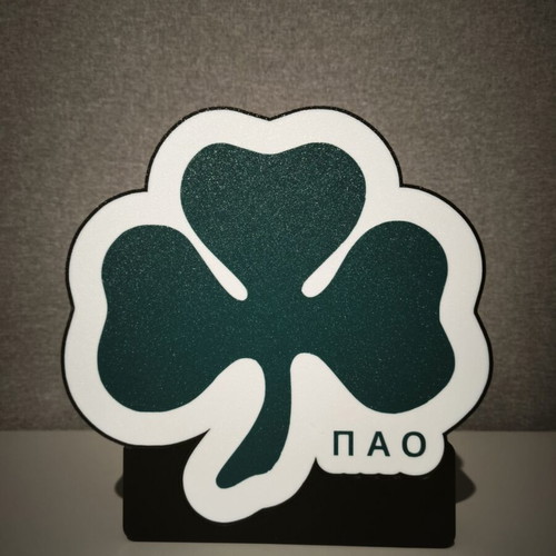3D Printed Lamp with Panathinaikos Symbol like new