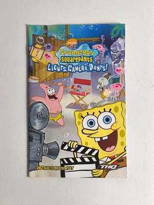 Spongebob Squarepants Lights, Camera, Pants PS2 ръководство употребявано