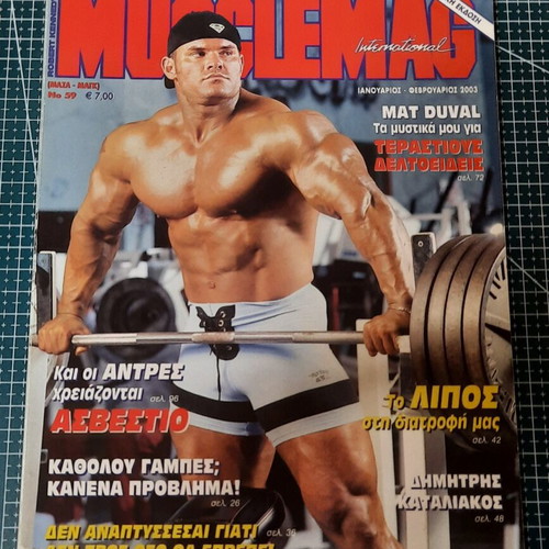 Musclemag International magazine used, issue No 59 January-February 2003