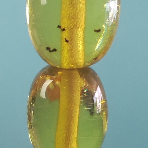 Komboloi with Natural Latin American Amber and Inclusions, Mint Condition
