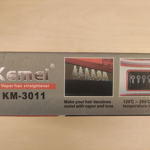 Kemei Ceramic Hair Straightener used