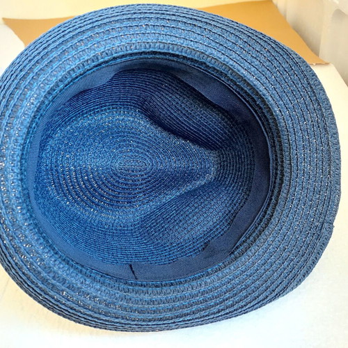 Summer hat blue color, new, size L