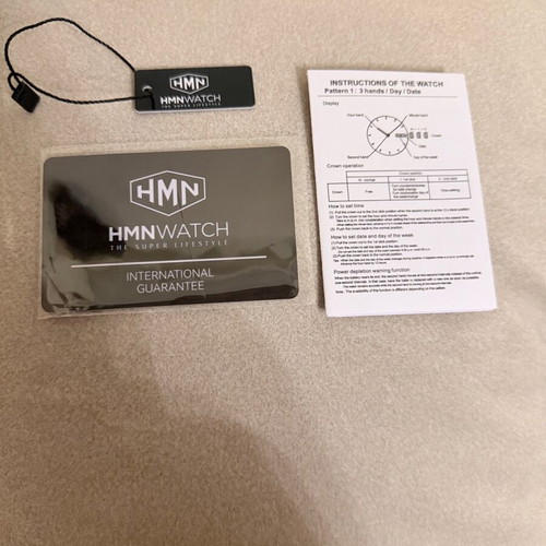 HMN Boxster Spyder 718 watch like new, men's, black and green