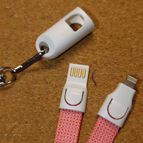 MOTUL keychain, neck cord/key holder/charger, LANYARD RECHARGE CABLE