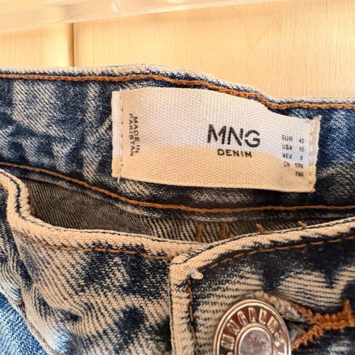 Jeans mom fit Mango No42 like new, faded blue