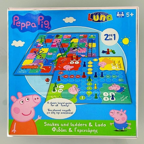 Peppa Pig Snakes and Ladders & Ludo board game
