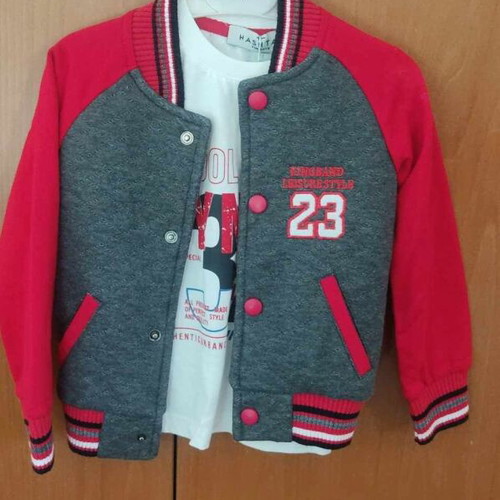 Baby set for boy new, tracksuit with jacket for 18 months