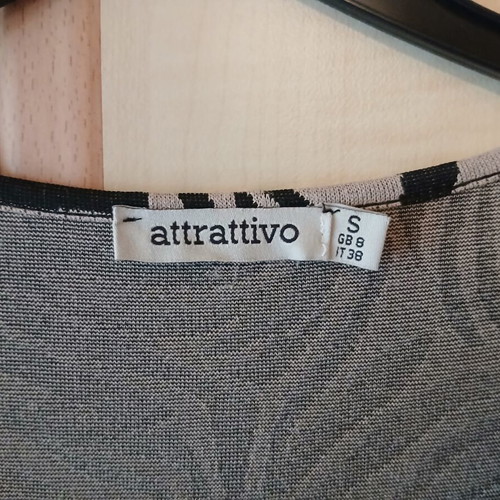 Attrattivo midi/maxi dress size Small like new, black and beige