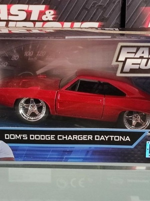 Fast & Furious Dom's Dodge Charger Daytona metal model like new 1:32 scale