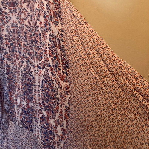Silk dress purple, new, size M/S