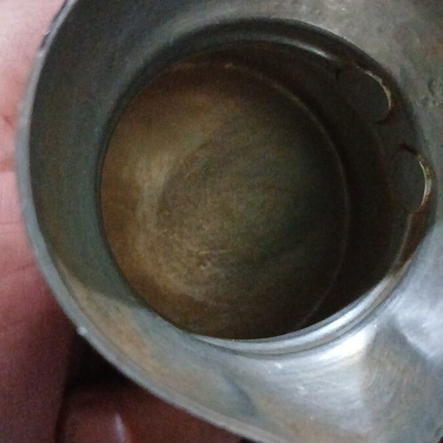 Brazita Copper Briki No 4 used, handmade, vintage collectible