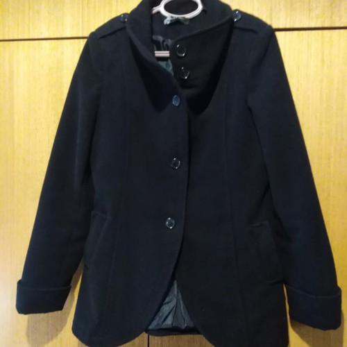 Women's black jacket like new with buttons size L
