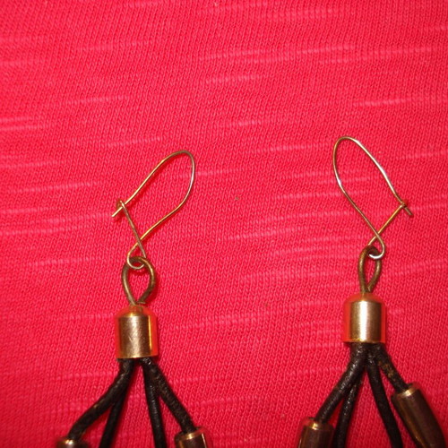 Earrings hanging unique, used