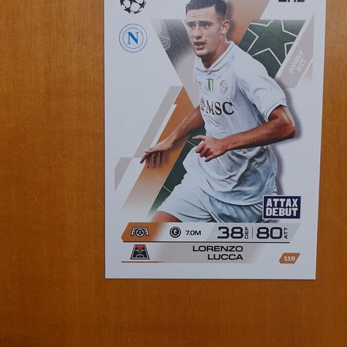 Topps card match ataxx Lorenzo Lucca new