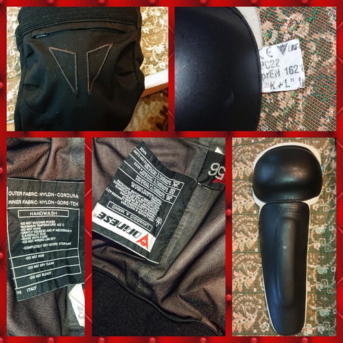 Dainese Gore-tex Cordura pants like new
