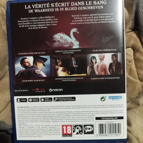 Vampire The Masquerade PS5 new