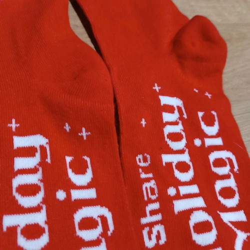 Coca Cola Christmas socks new, red