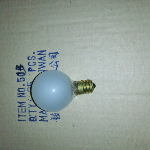 E14 spherical light bulbs new, pack of 75, 15 watts