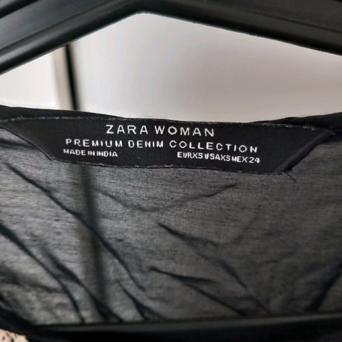 Zara shirts like new, size S, black and blue