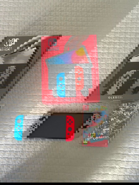 (LIKE NEW) NINTENDO SWITCH OLED + SUPER MARIO ODYSSEY