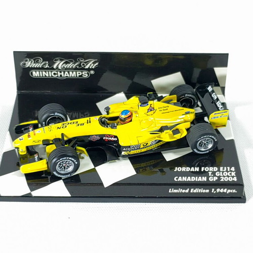 Jordan Ford EJ14 Timo Glock Canadian GP 2004 1:43 Minichamps new