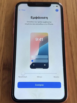 iPhone XR Coral used with 64GB storage