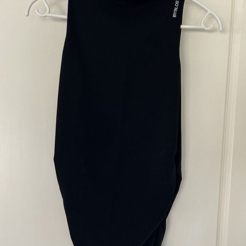 Byblos Sleeveless Turtleneck Women's Black Vintage Top size S like new