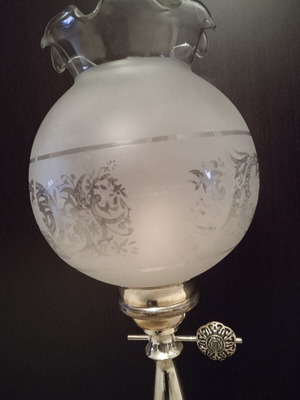 Silver-plated lamp new