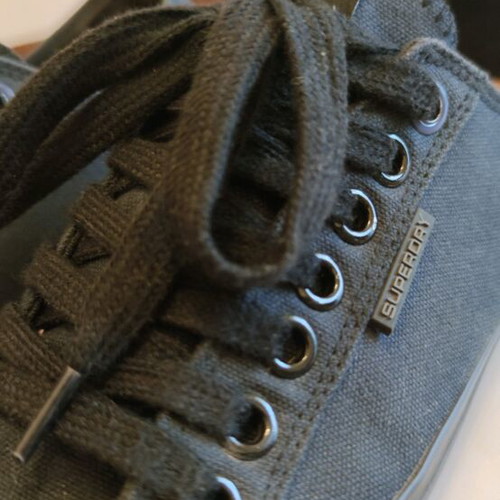 Superdry canvas shoes black like new, casual, size 43