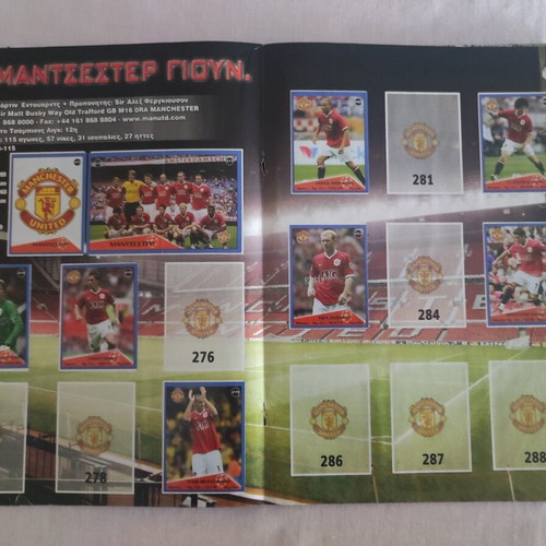 Europe Champions 2006/07 sticker album used