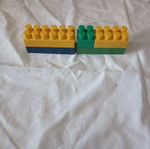 Plastic building blocks like new