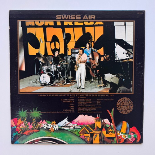 Sadao Watanabe Live At Montreux Jazz Festival LP used, jazz