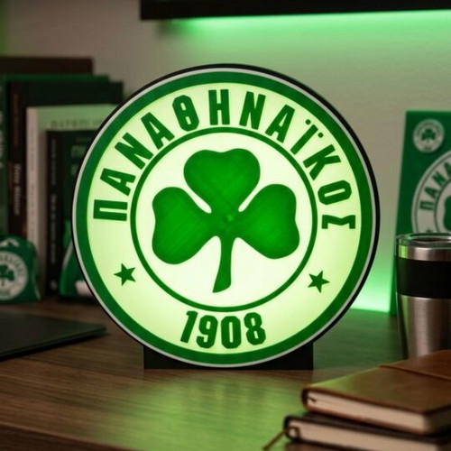 Panathinaikos 3D-Printed Lightbox new with LED lighting