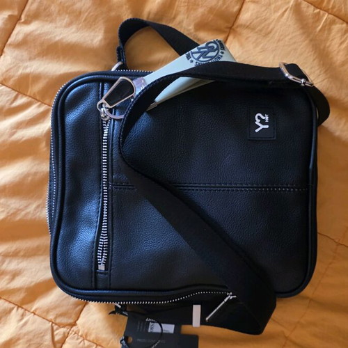 Ynot? Milano shoulder bag black new eco-leather