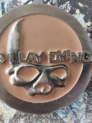 As I Lay Dying belt buckle used