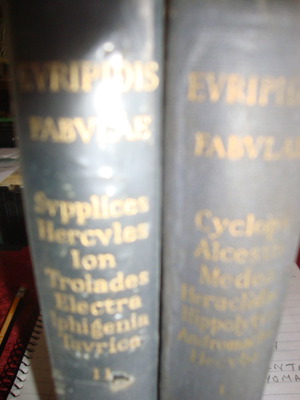 Evripidis Fabvlae 2 volumes used 1955