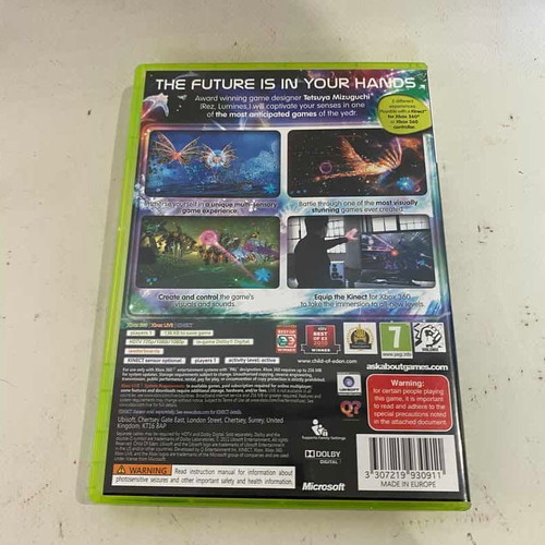 Child of Eden Xbox 360 video game used