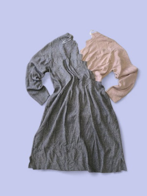 Bodyflirt stylish winter dress new, size XL-XXL, pink and gray