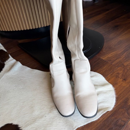 White leather boots Sante size 40 like new