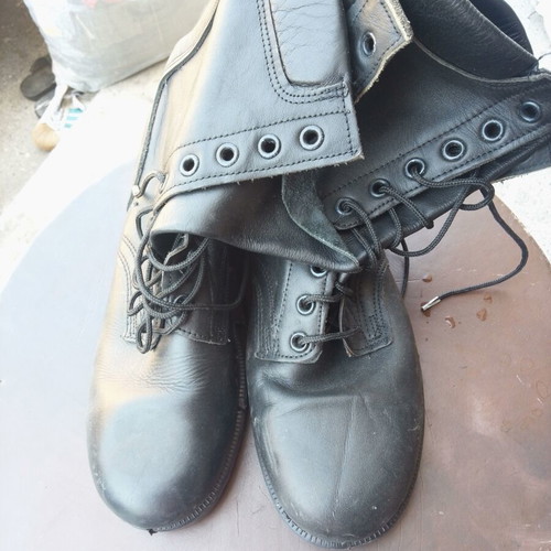 Greek Army Leather Boots Size 43 New