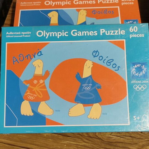 Collectible Phoebus and Athena 2004 puzzles new, Olympic Games