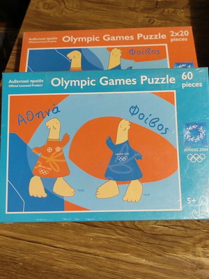 Collectible Phoebus and Athena 2004 puzzles new, Olympic Games
