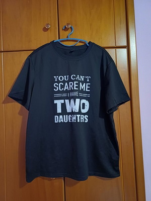 Men's T-shirt like new, size 2XL, black