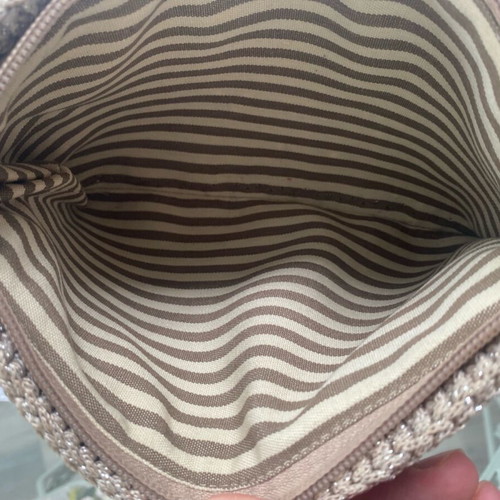Handmade bag with gold thread new
