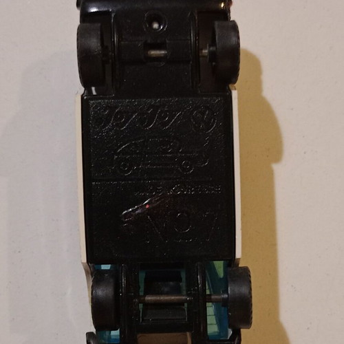 Joy - Toy No 7 car used, vintage, plastic, white, small