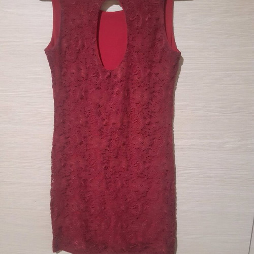 Paranoia dress deep red like new, size M