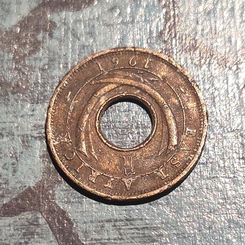 1 Cent British East Africa 1961 coin used