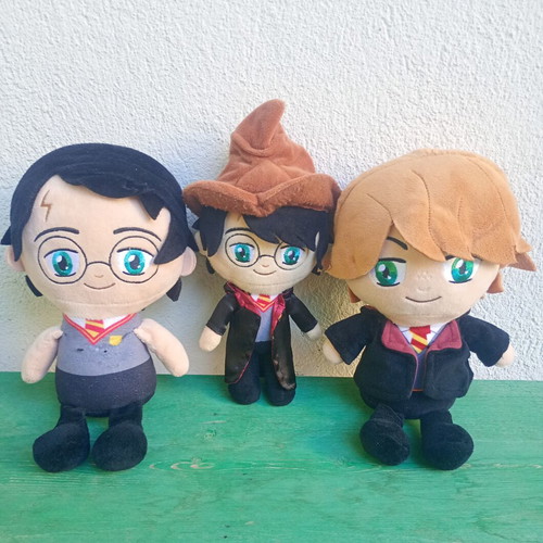 Harry Potter plush toys used, set of 3